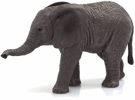Фигурка - Слоненок африканский, размер 8,5 х 2,5 х 4,5 см. 